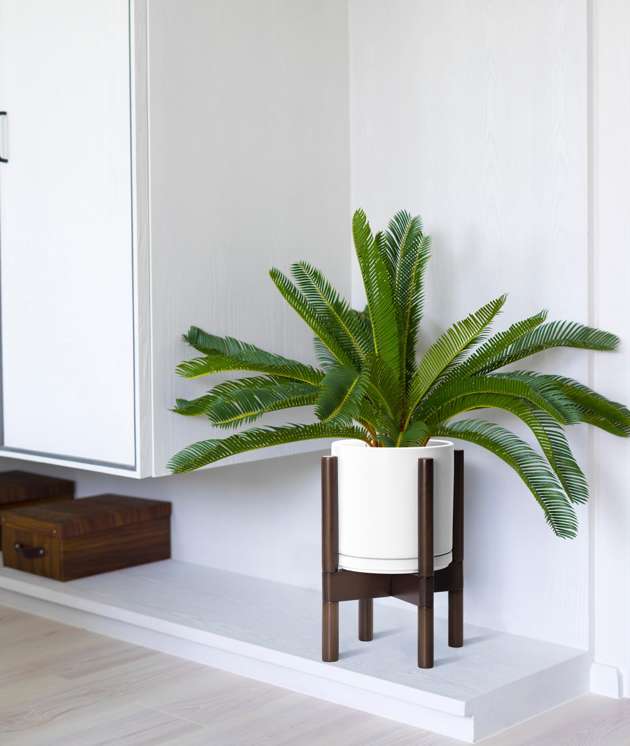 D'vine Dev maceta en ambiente minimalista que realza interiores modernos