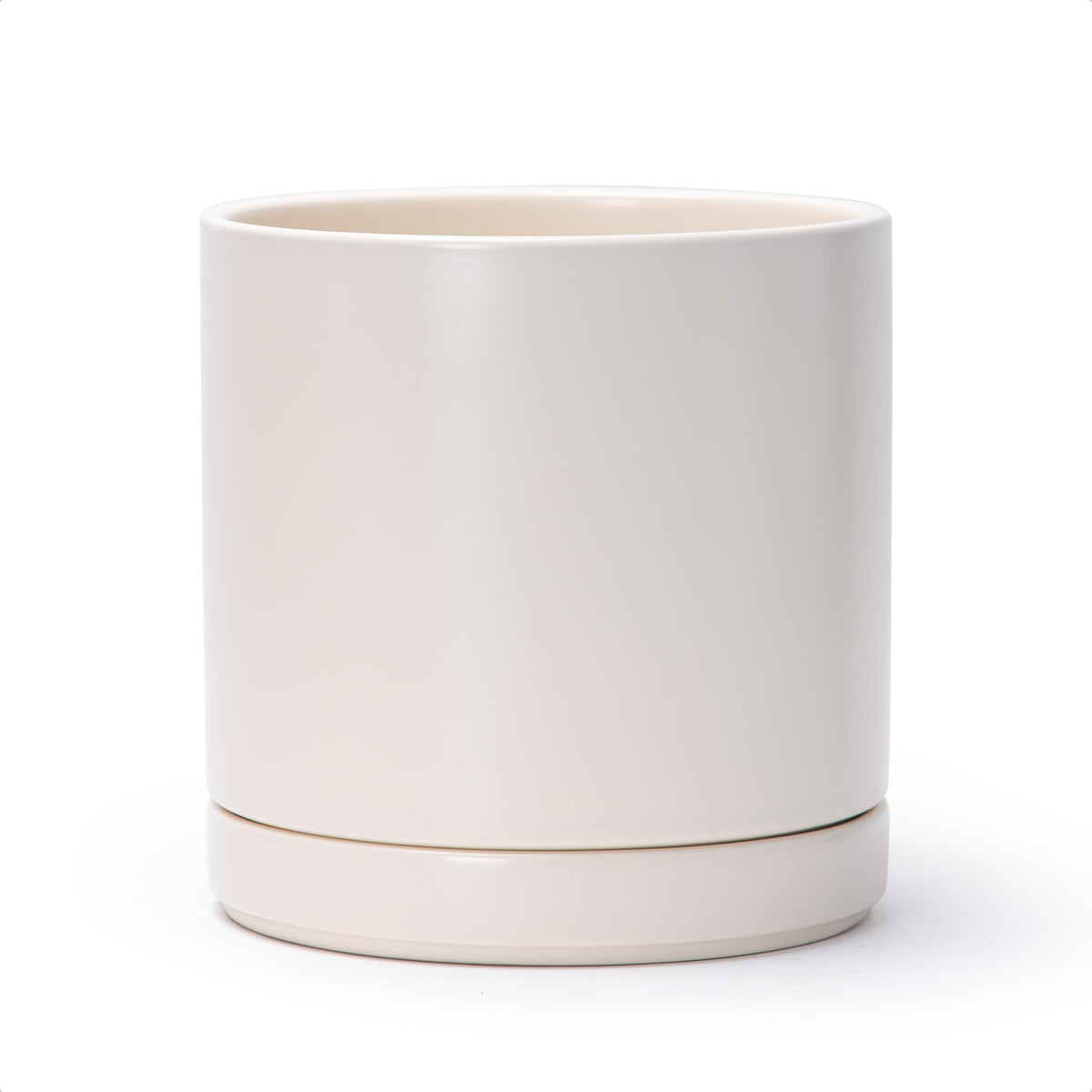 D'vine Dev maceta frontal oatmeal muestra diseño elegante