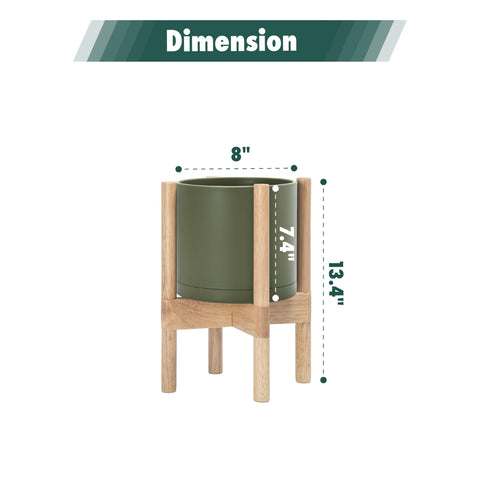 D'vine Dev soporte de madera natural con veta visible para estabilidad decorativa