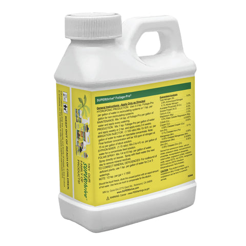 Dyna-Gro etiqueta detalle legible con información nutricional y ventajas