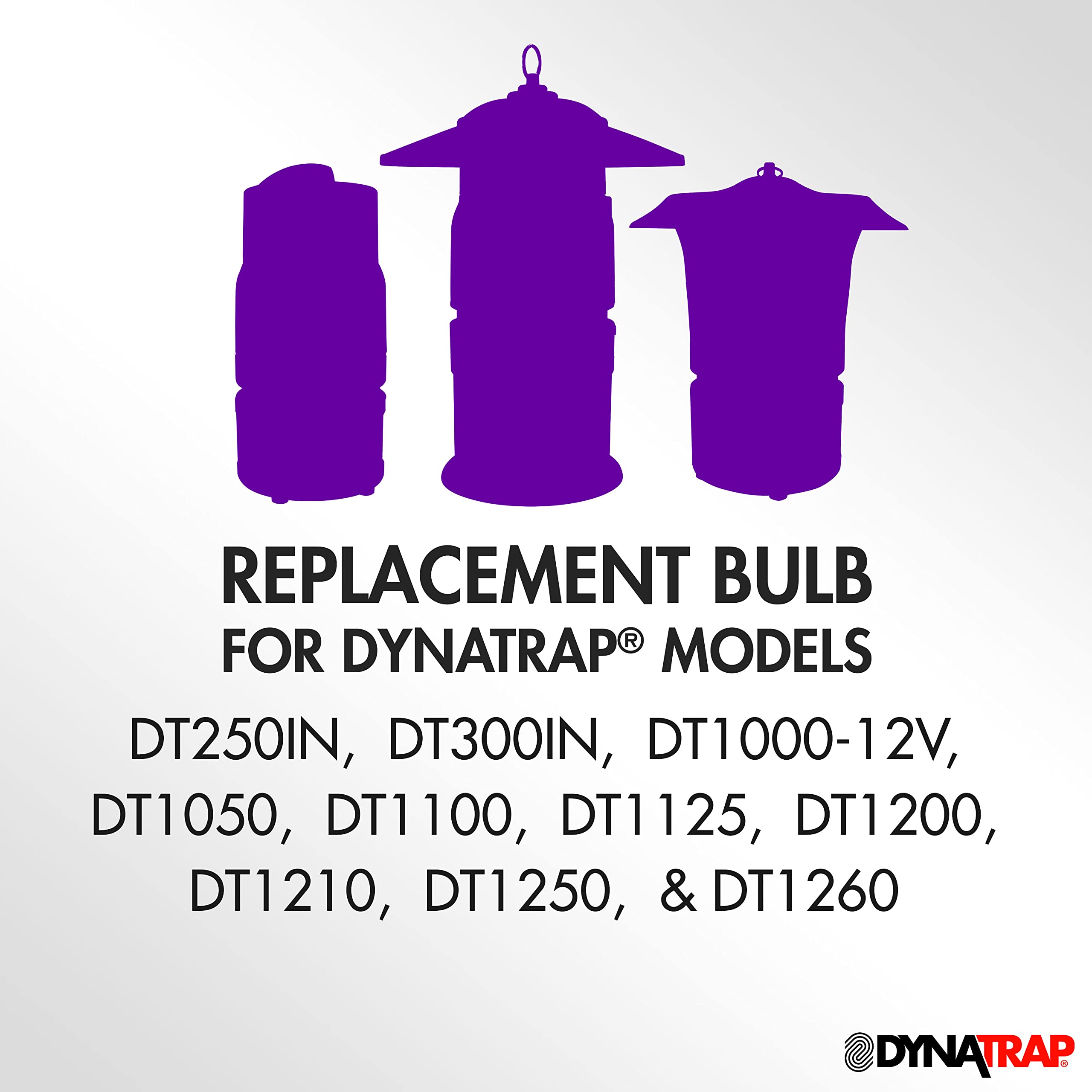 DynaTrap primer plano del tubo fluorescente mostrando diseño funcional