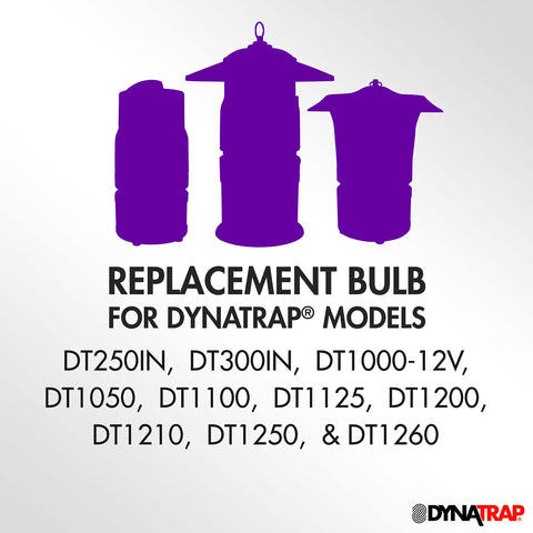 DynaTrap primer plano del tubo fluorescente mostrando diseño funcional