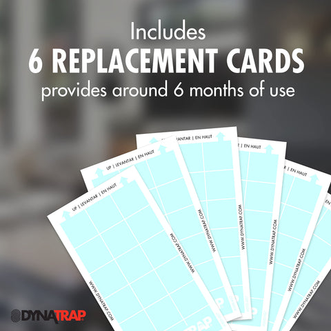DynaTrap empaque y etiqueta informativa con instrucciones claras