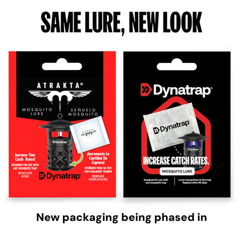 DynaTrap sachet durante colocación paso a paso para instalación rápida