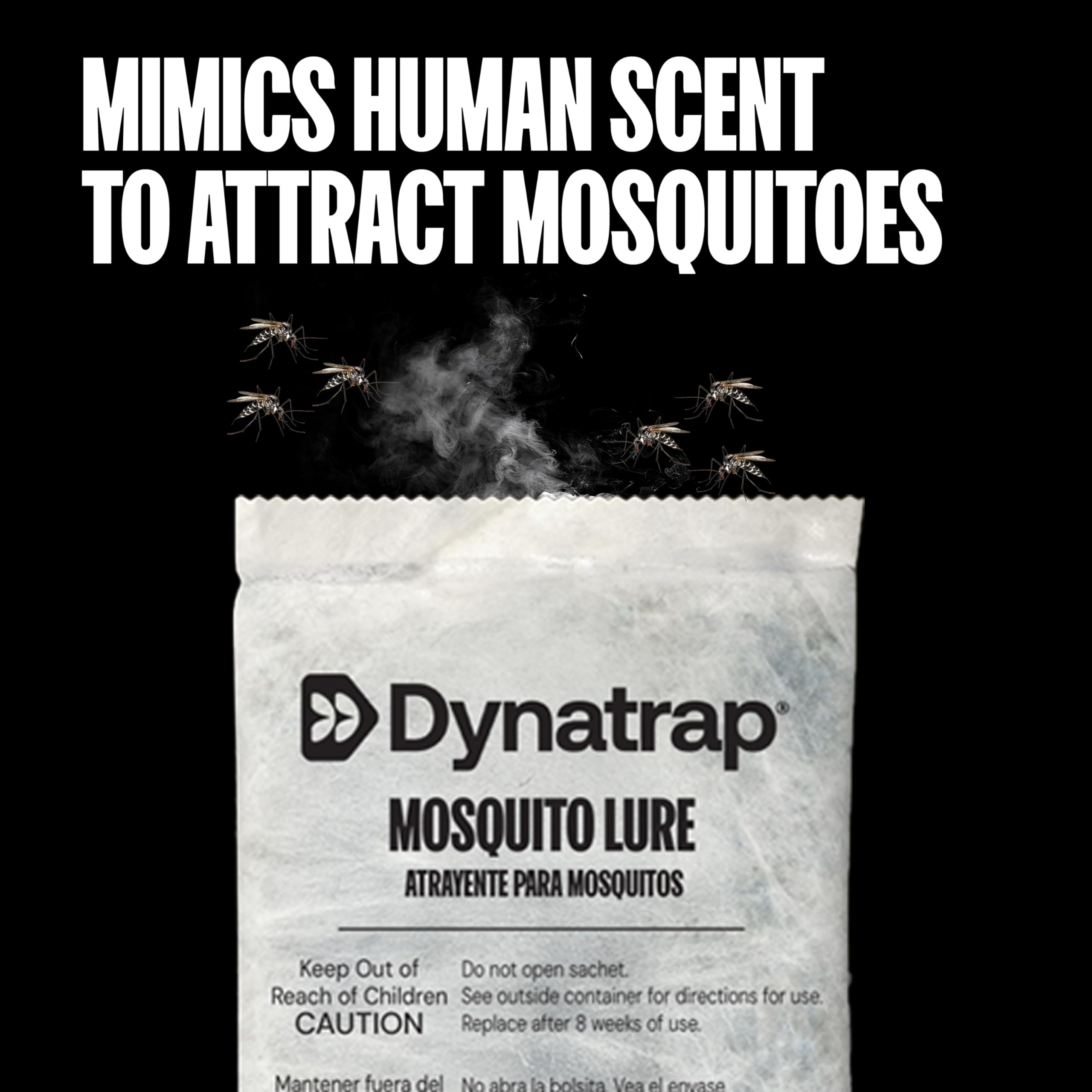 DynaTrap sachet detalle de textura que explica su liberación controlada
