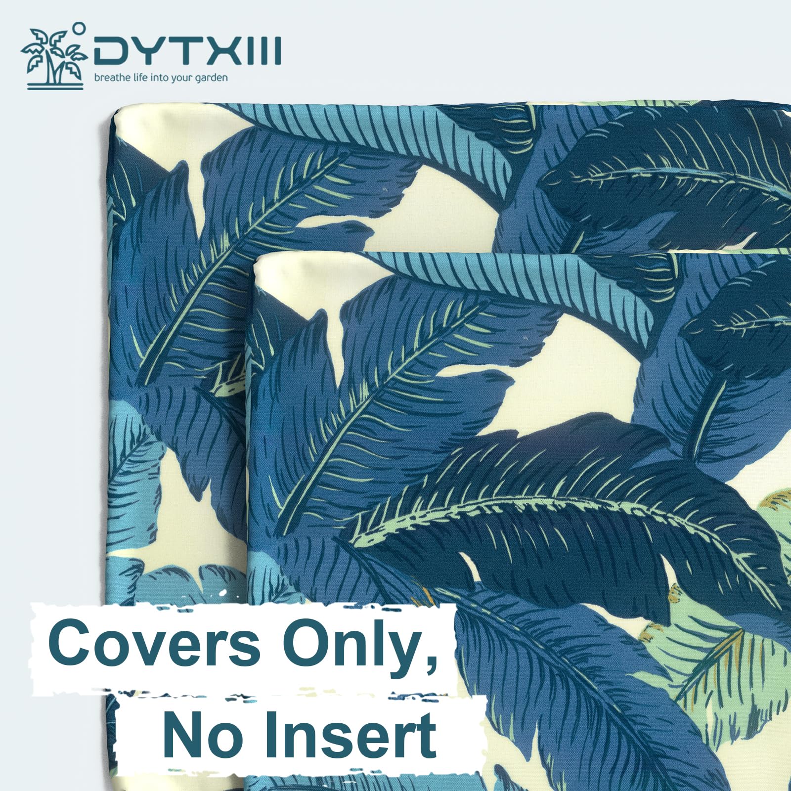DYTXIII funda junto a una regla para comparar tamaño 18x18 y ajuste de inserto