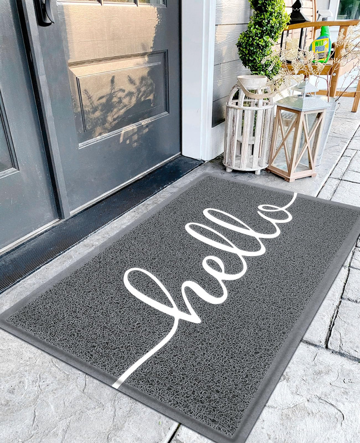 EARTHALL felpudo frontal bienvenido durable y funcional