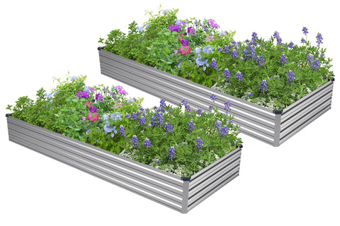 Easllre frontal del kit de jardineras mostrando forma y tamaño, beneficio: ocupación eficiente