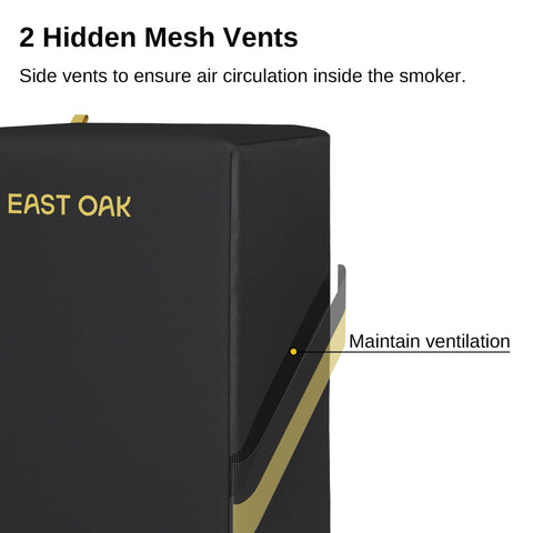EAST OAK correas y hebilla ajustables asegurando la funda contra el viento