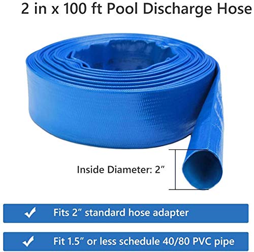 Eastrans manguera extendida 100 ft, alcance largo para descarga