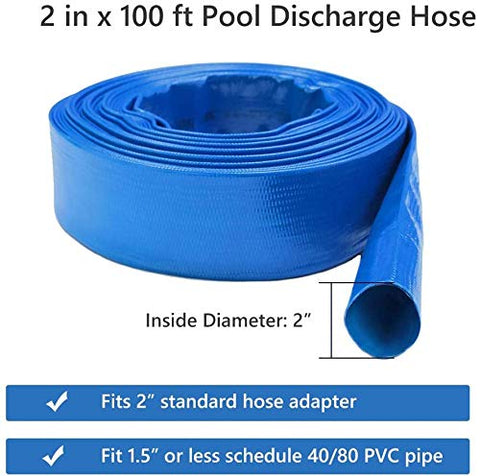 Eastrans manguera extendida 100 ft, alcance largo para descarga
