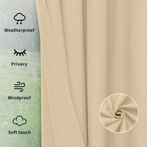 Easy-Going panel extendido junto a una persona para comparar tamaño y escala