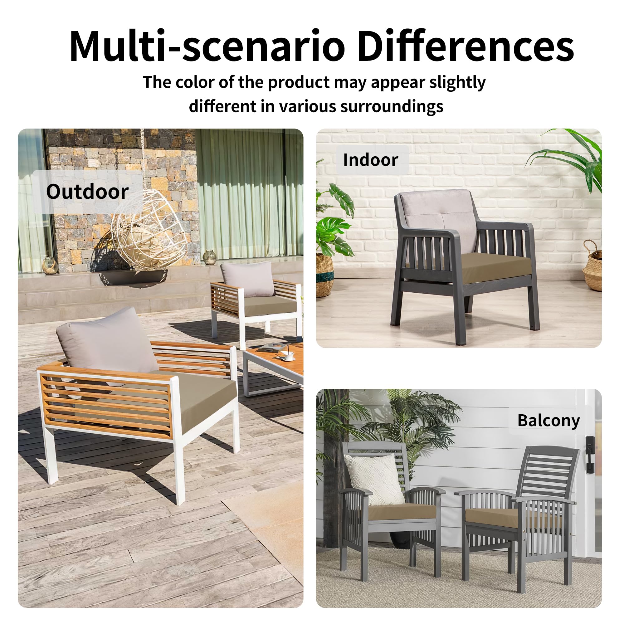 Easy-Going ambiente exterior con funda camel mejorando el estilo