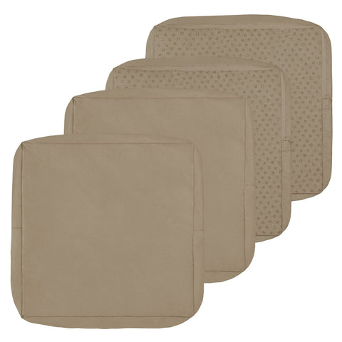Easy-Going vista frontal de la funda camel mostrando diseño y color