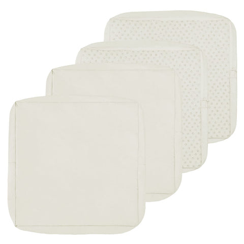 Easy-Going vista frontal del pack de 4 fundas, protección inmediata