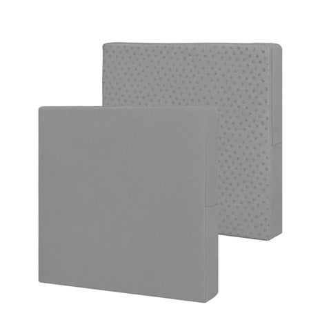 Easy-Going vista frontal de funda gris para cojín que protege y renueva