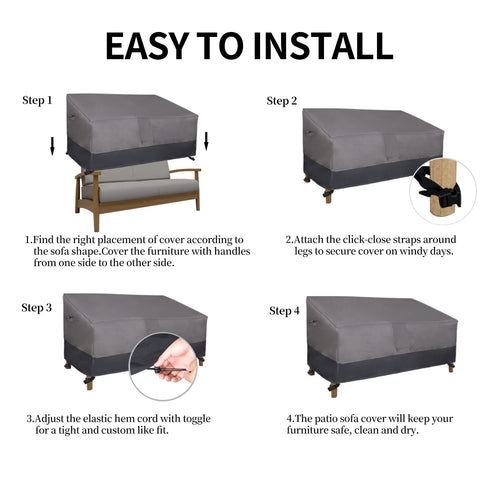 Easy-Going funda junto a una cinta métrica mostrando las dimensiones