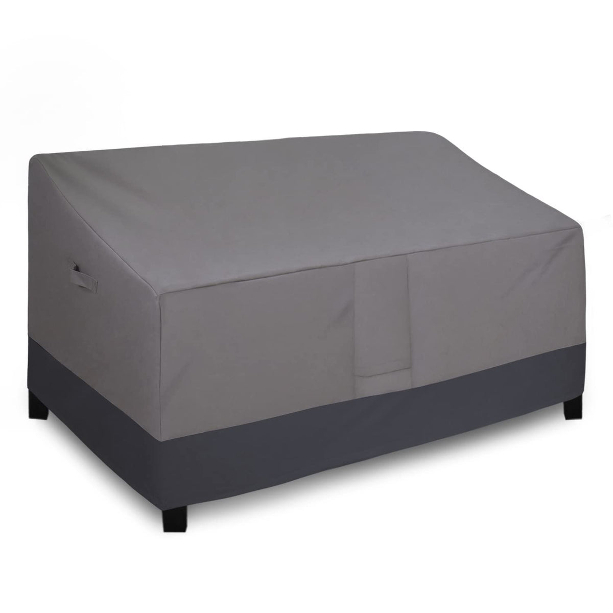Easy-Going vista frontal de la funda protegiendo loveseat, protección completa