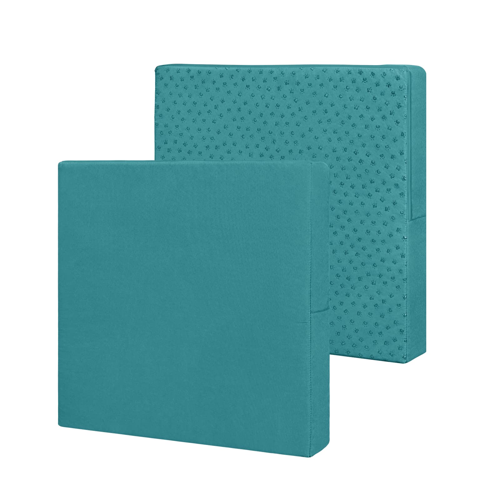 Easy-Going vista frontal de la funda teal mostrando acabado protector