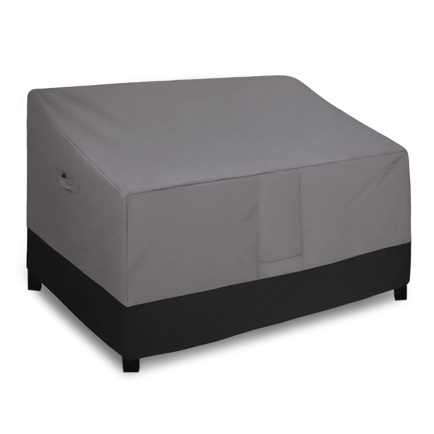 Easy-Going vista frontal de la funda cubriendo un loveseat, protección completa