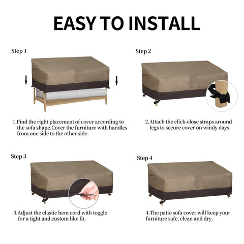 Easy-Going detalle del material reforzado, protege contra lluvia y sol