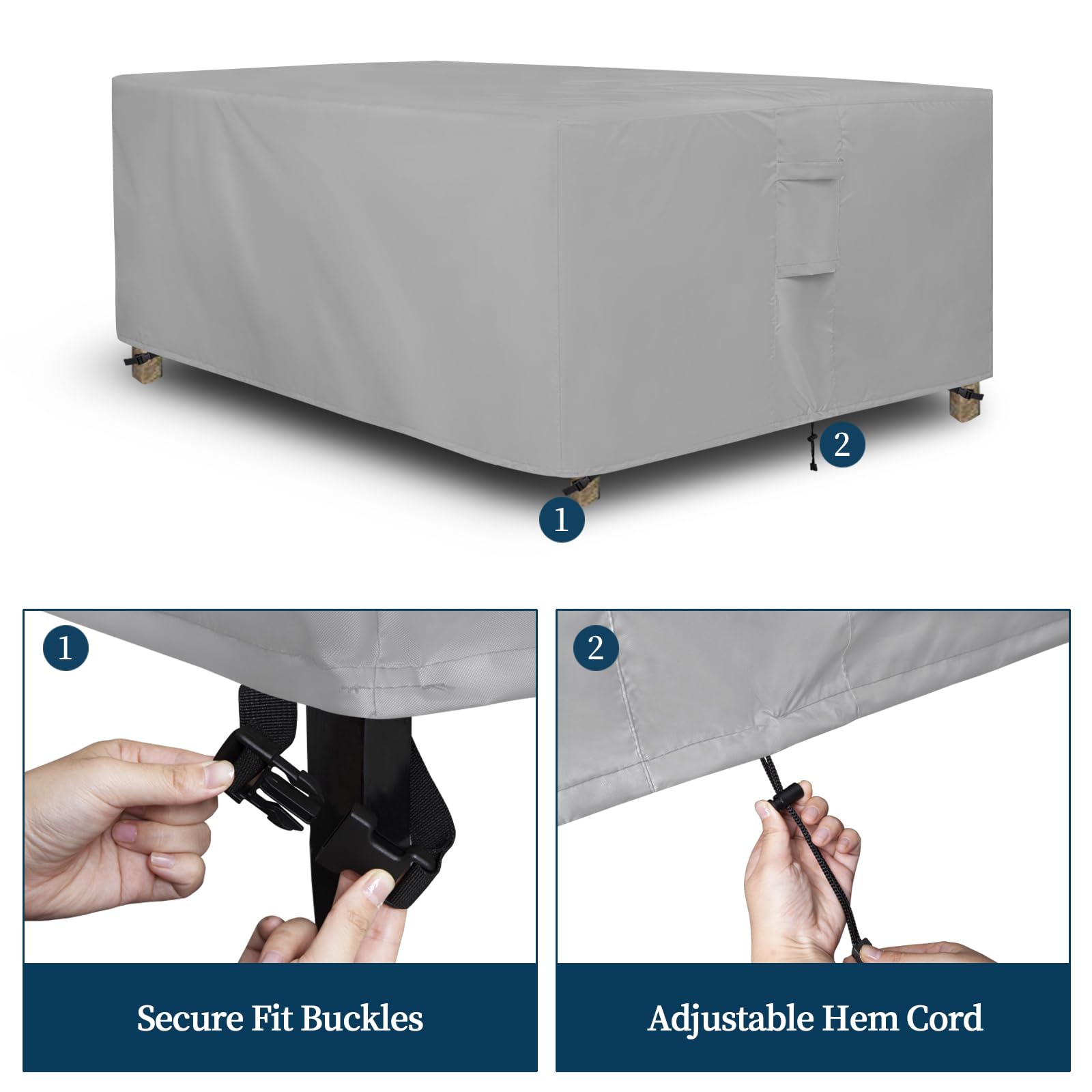 Easy-Going hebillas y cordón de ajuste, seguridad contra viento