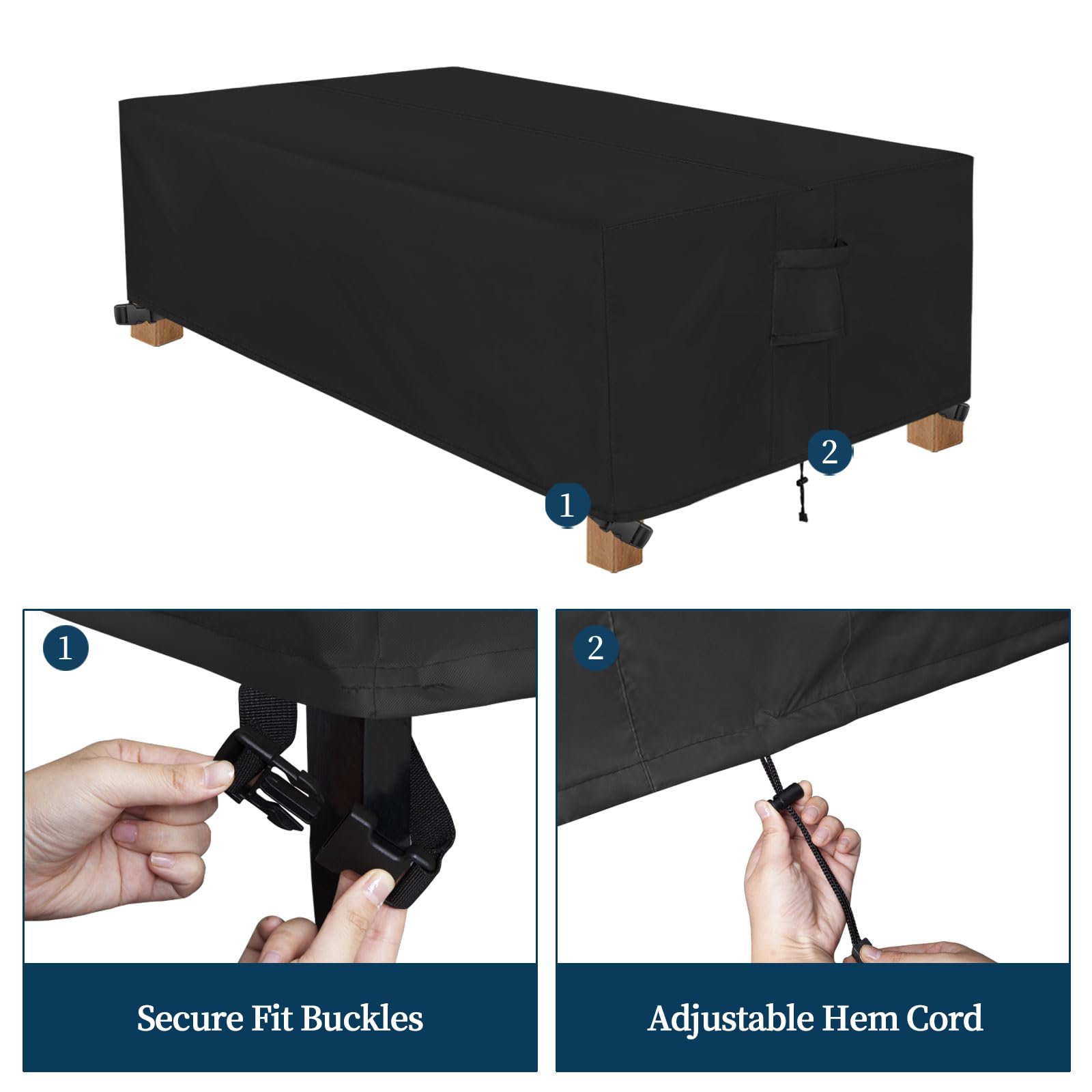 Easy-Going asas acolchadas, facilita poner y quitar la funda