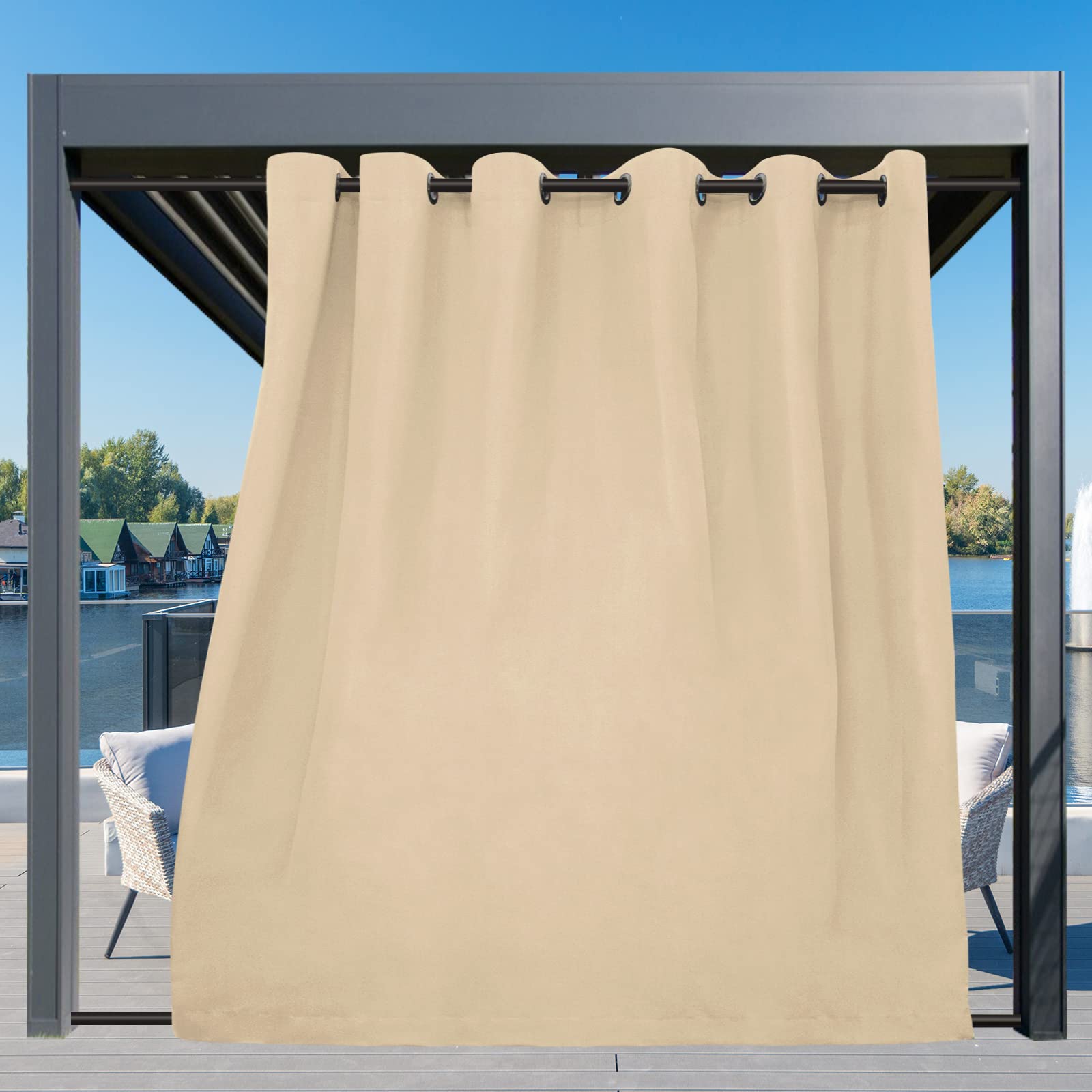 Easy-Going tejido Oxford detalle, resistencia y protección impermeable