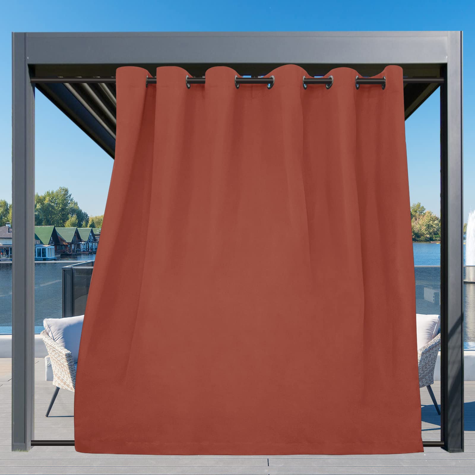 Easy-Going textura de tela Oxford que repele agua y bloquea luz