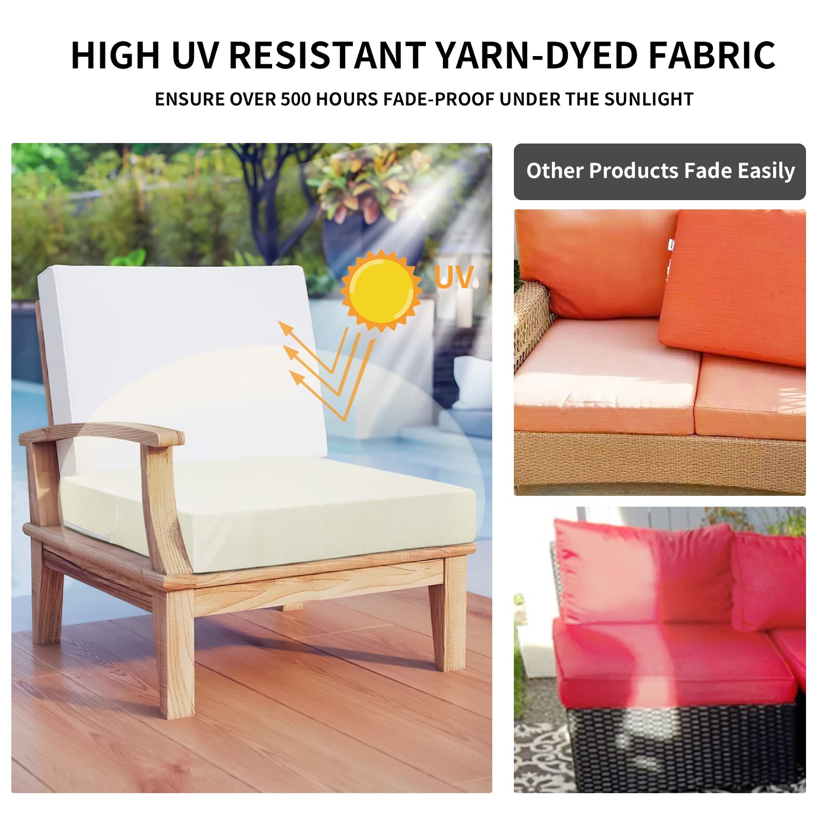 Easy-Going textura de tejido Oxford impermeable, resistente a salpicaduras