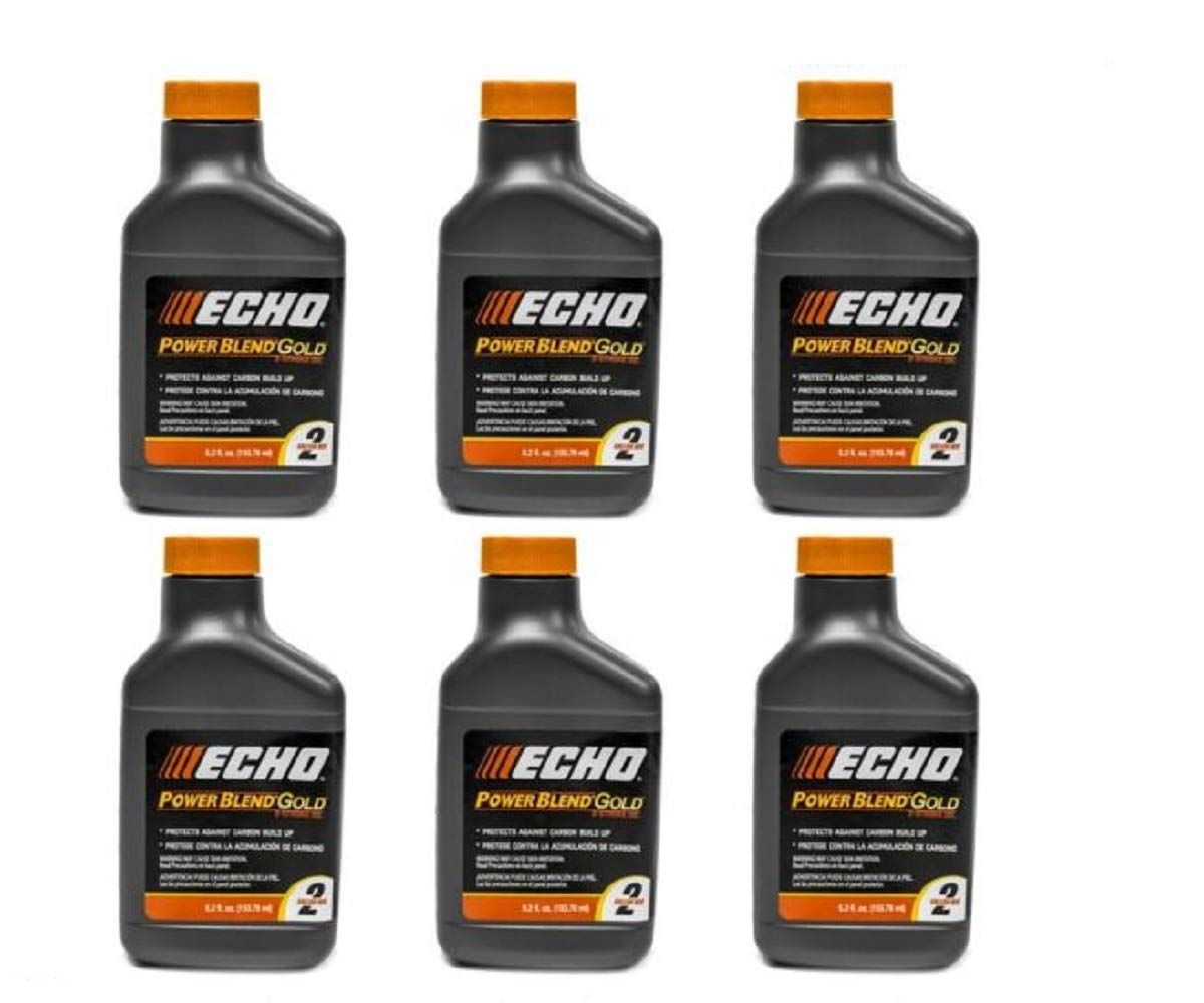 ECHO envase frontal 2 galones mostrando etiqueta y proporción 50:1 para mezcla lista