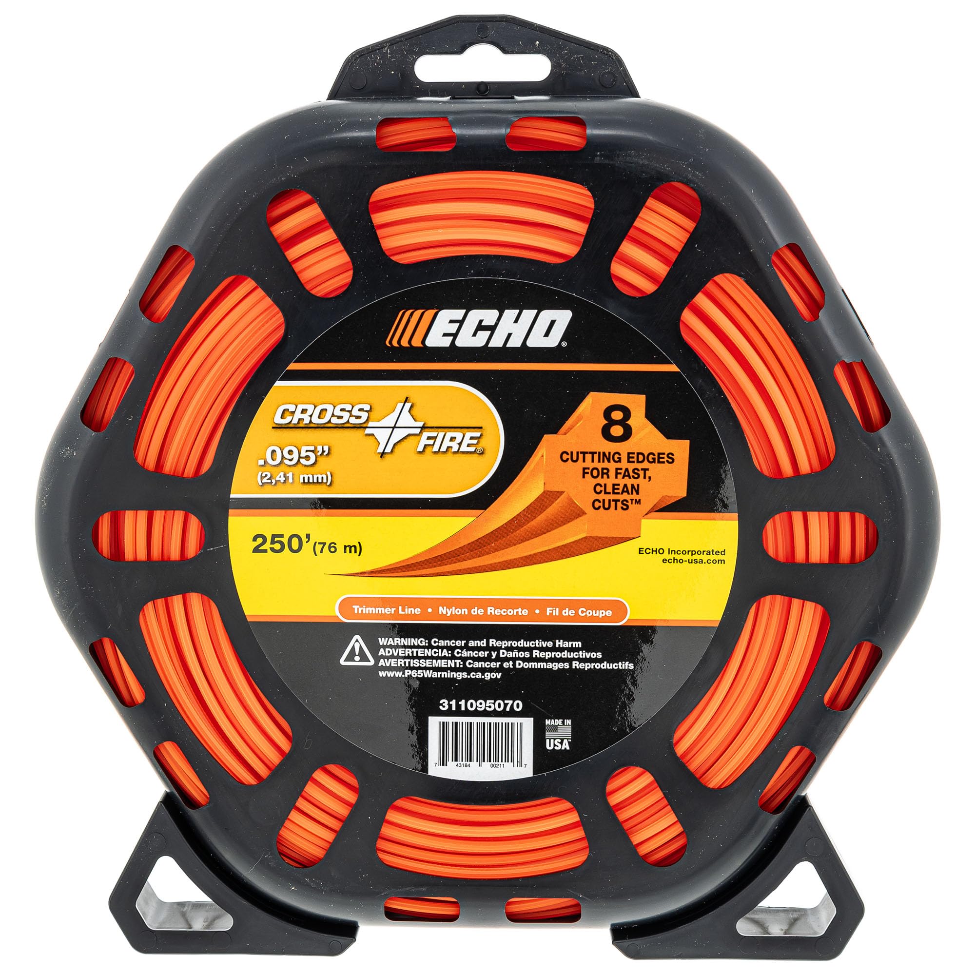 ECHO hilo donut 1 lb vista frontal mostrando envase práctico y cantidad