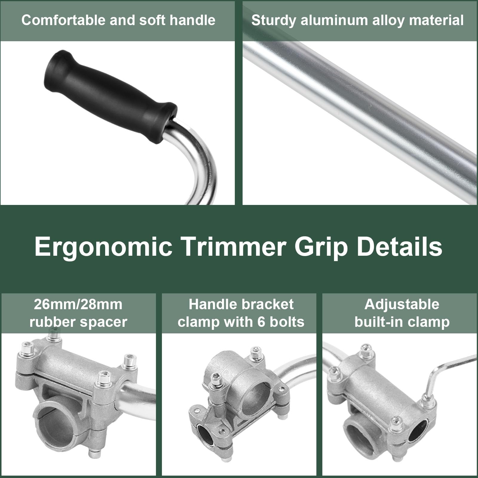 Ecmln textura de aluminio ligero que aporta resistencia sin peso extra