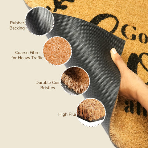 Eco Living comparación de tamaño junto a un zapato para escala