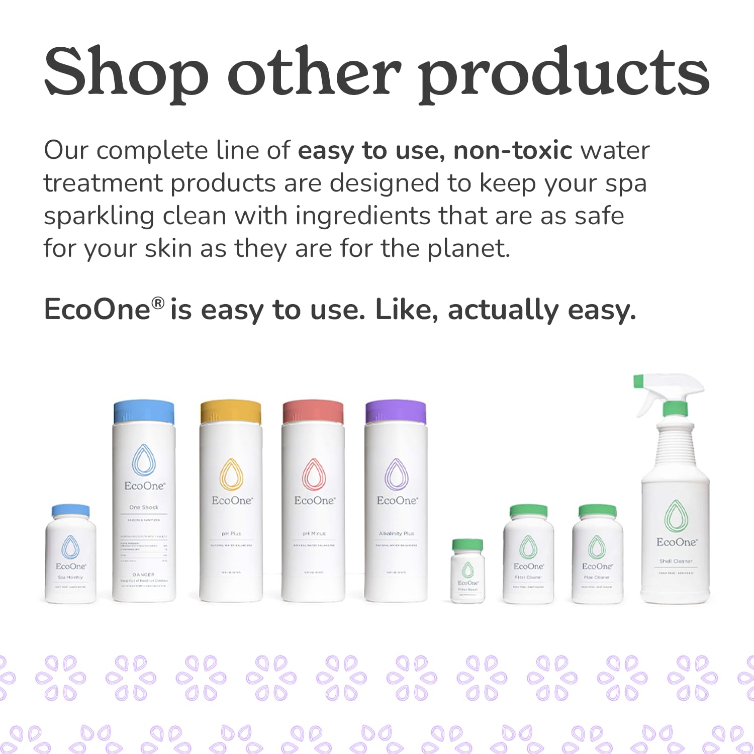 ecoone Alkalinity Plus spa con agua clara tras uso que demuestra mejor claridad