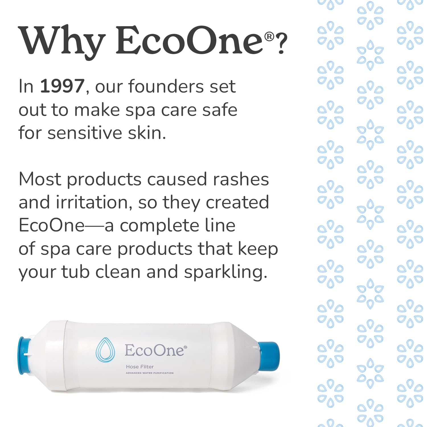 ecoone botella en mano para mostrar escala y dosificación conveniente