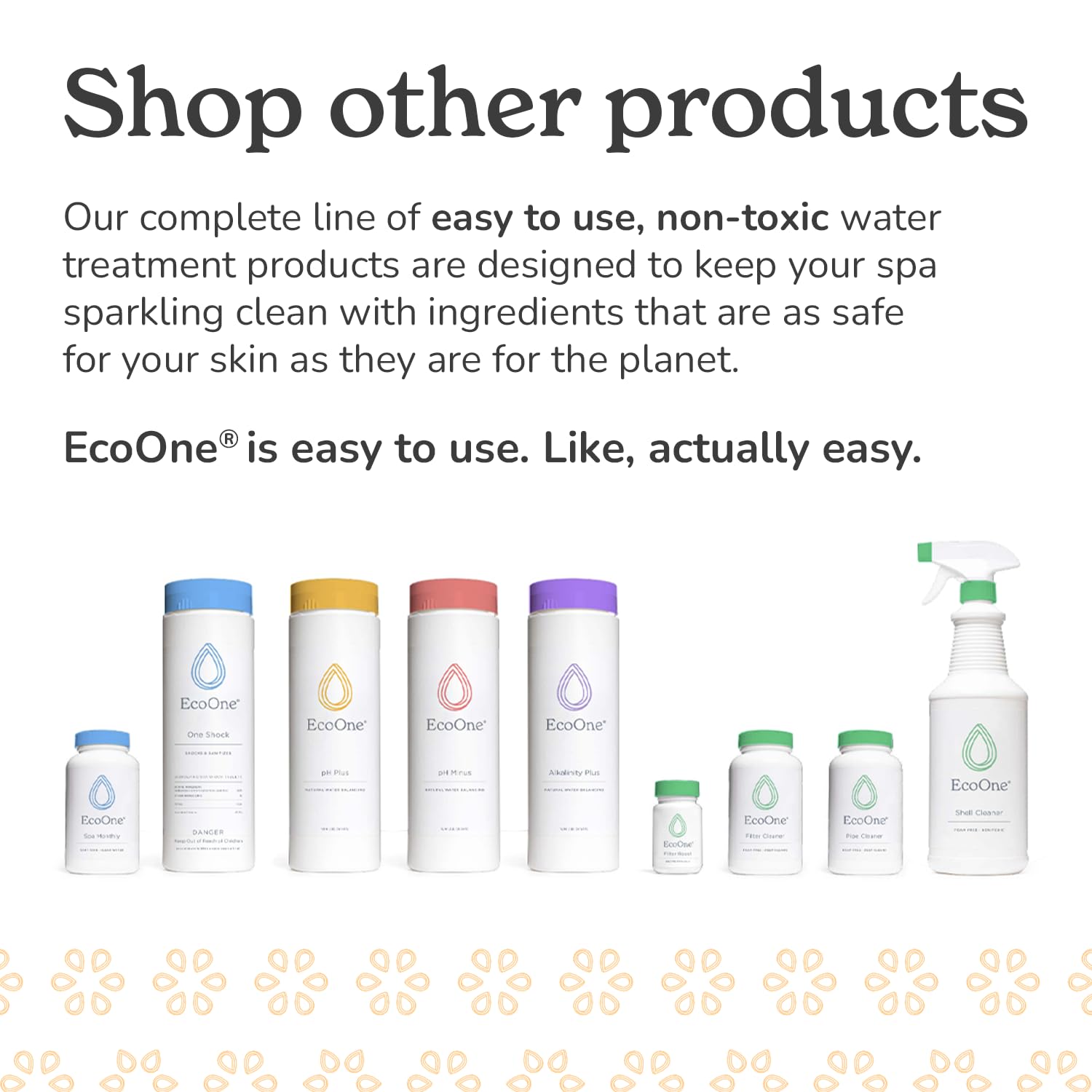 ecoone agua de spa cristalina tras usar pH Plus mostrando claridad y menos depósitos