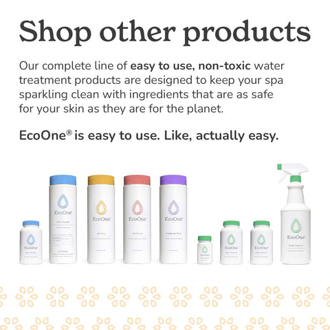ecoone agua de spa cristalina tras usar pH Plus mostrando claridad y menos depósitos