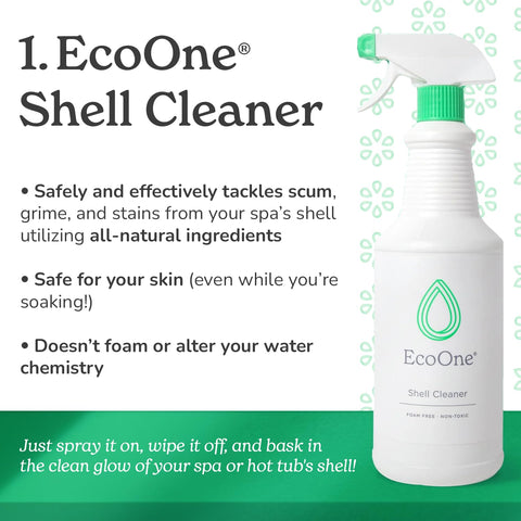 ecoone limpiador de tuberías detalle de textura que disuelve biofilm
