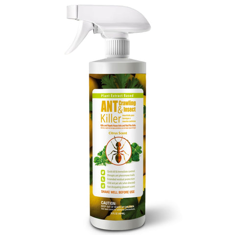 EcoVenger envase frontal 16 oz mostrando el diseño y aroma cítrico, control rápido