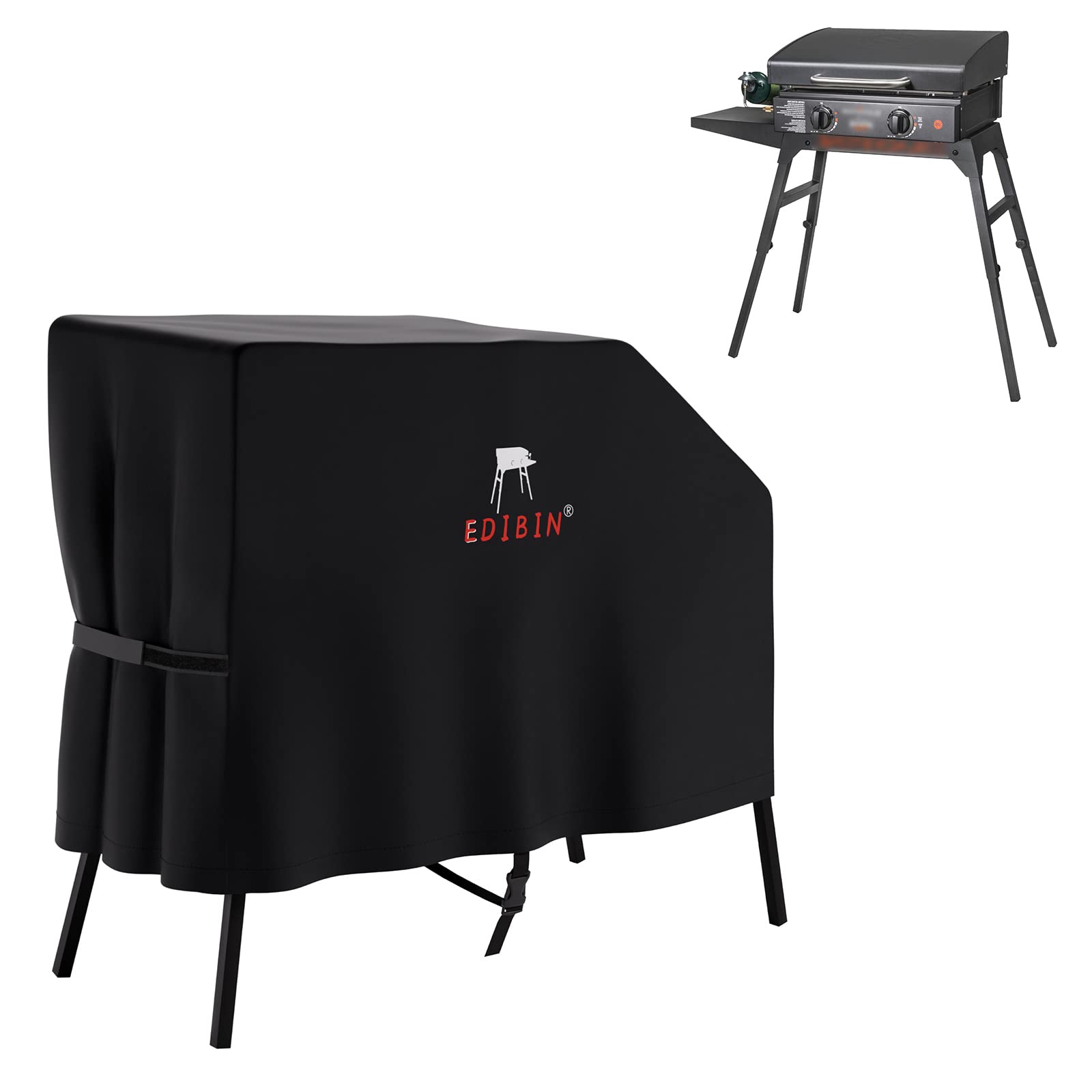 EDIBIN funda frontal para plancha 22" protegiendo la capucha y base