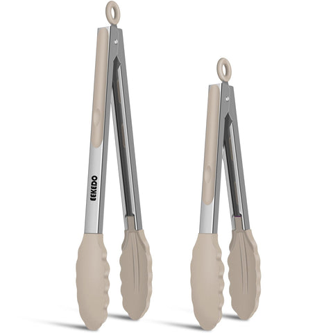 EEKEDO pinzas frente al empaque mostrando el set de 9" y 12" y su versatilidad