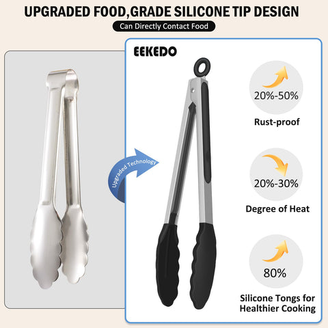 EEKEDO uso en mesa con comida servida, servicio elegante y limpio