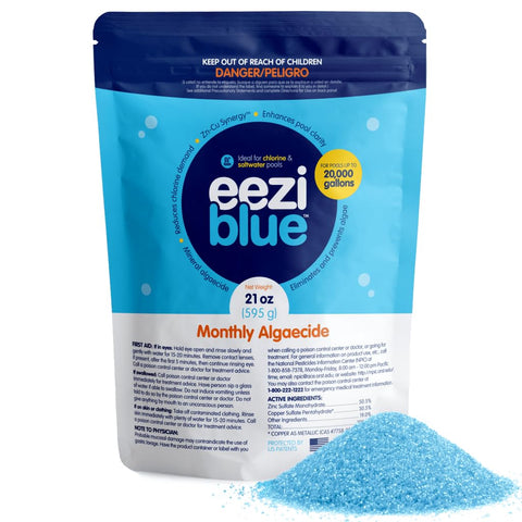 Eeziblue envase frontal mostrando diseño y uso claro