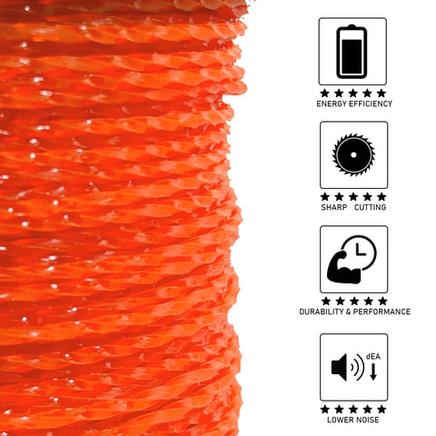 efrozen textura de línea cuadrada detalle que muestra filo y durabilidad