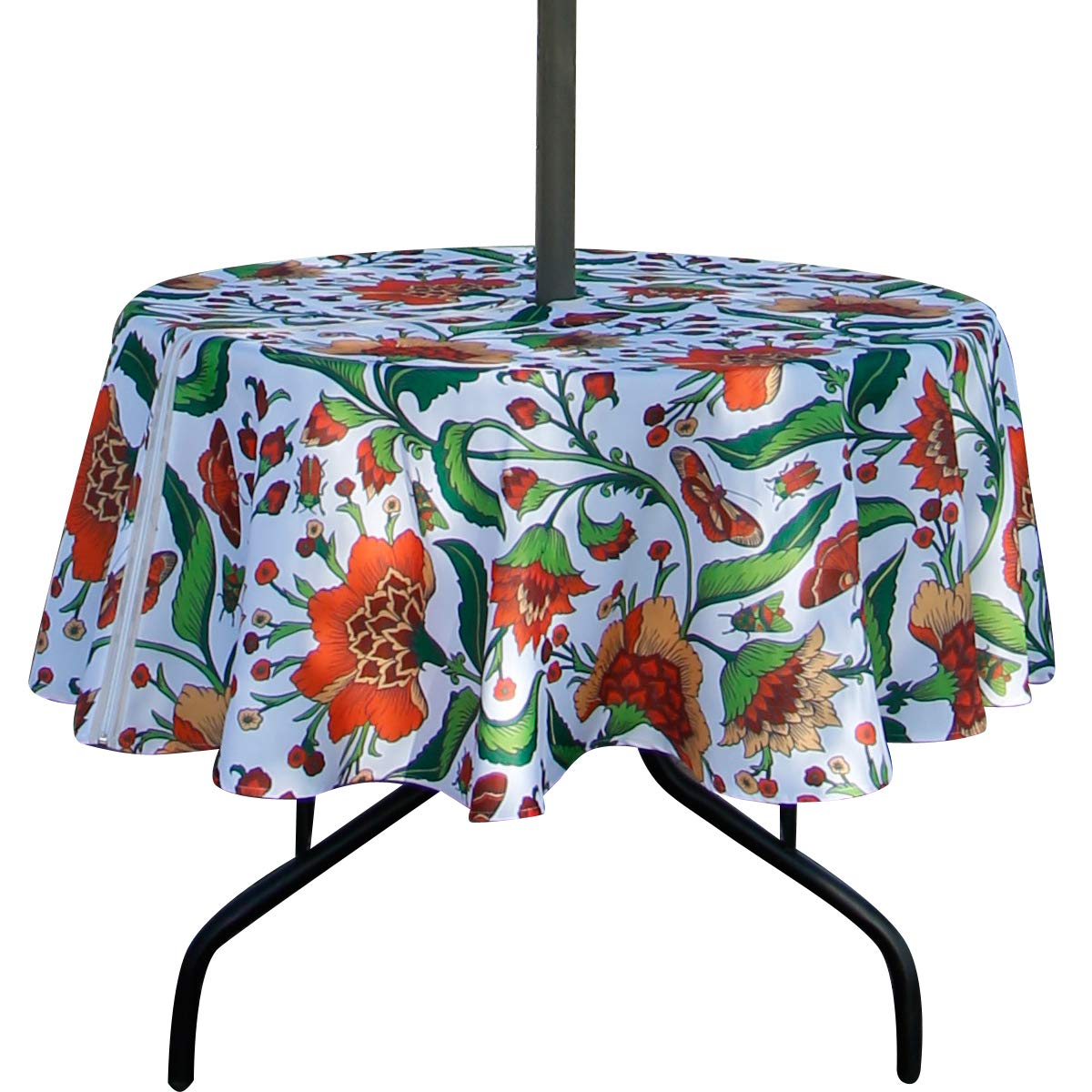 EHouseHome mantel frontal 70" floral mostrando diseño y cobertura