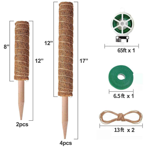 Eibikdi accesorios incluidos: bridas, cuerda de yute y cinta velcro para fijar