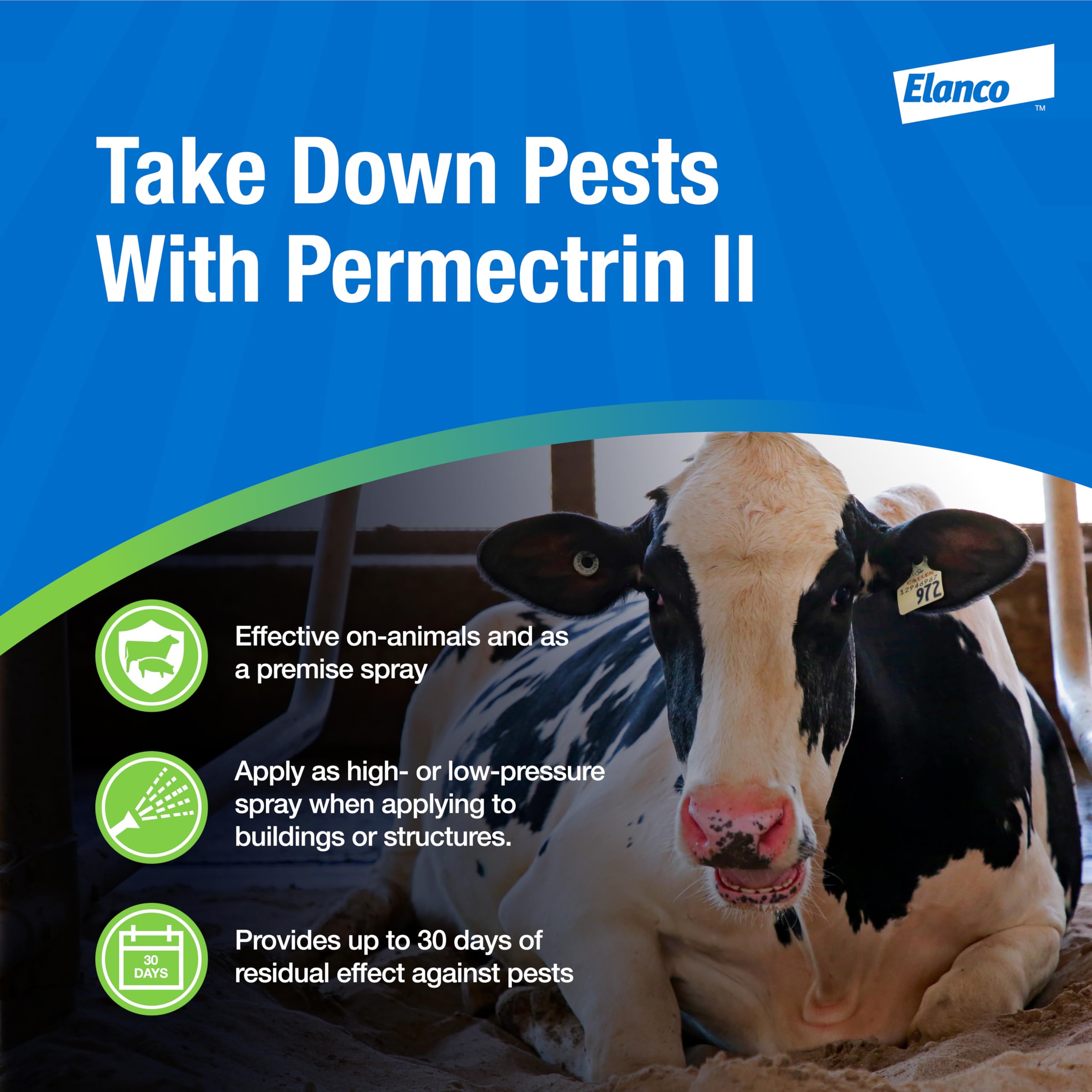 Elanco Permectrin II uso en caballo reduciendo insectos molestos