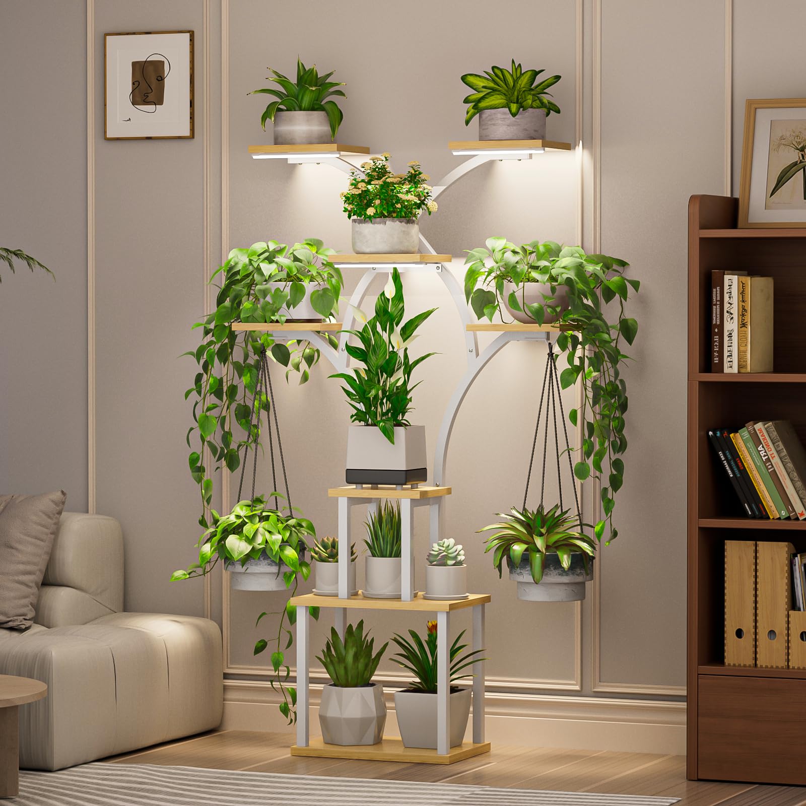 Elbourn luces LED de espectro completo distribuidas para crecimiento equilibrado