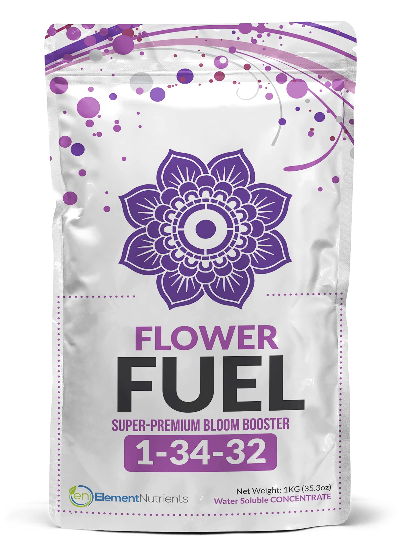 Element Nutrients envase frontal mostrando etiqueta y rendimiento